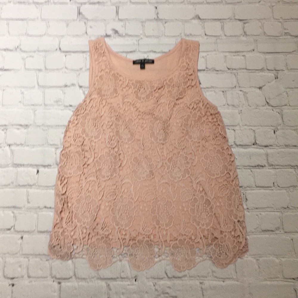 Cable & Gauge Floral Blouse Size S